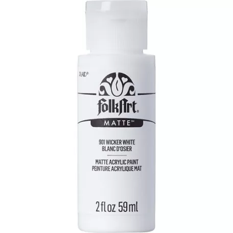 Folkart Akrilfesték - matt - 59 ml - Wicker White - Acrylic Matte (1 db)