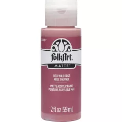   Folkart Akrilfesték - matt - 59 ml - Wild Rose - Acrylic Matte (1 db)