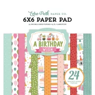   Echo Park Papírkészlet 6" (15 cm) -  Paper Pack - A Birthday Wish Girl (24 lap)