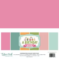   Echo Park Papírkészlet 12" (30 cm) -  Coordinating Solids Paper Pack - A Birthday Wish Girl (6 lap)