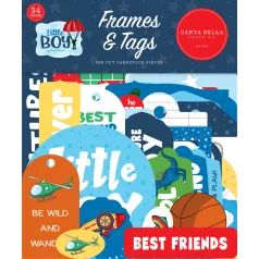   Carta Bella Kivágatok - Frames & Tags - Little Boy (1 csomag)