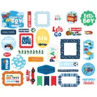 Carta Bella Kivágatok  - Ephemera - Little Boy (1 csomag)