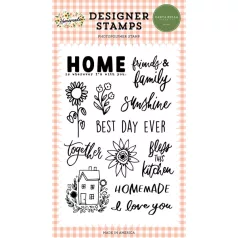   Carta Bella Szilikonbélyegző  - Clear Stamps - Bless This Kitchen - Homemade (1 db)