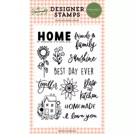 Carta Bella Szilikonbélyegző  - Clear Stamps - Bless This Kitchen - Homemade (1 db)