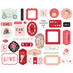 Carta Bella Kivágatok  - Ephemera - My Valentine (1 csomag)