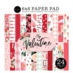   Carta Bella Papírkészlet 6" (15 cm) - Paper Pack - My Valentine (24 lap)