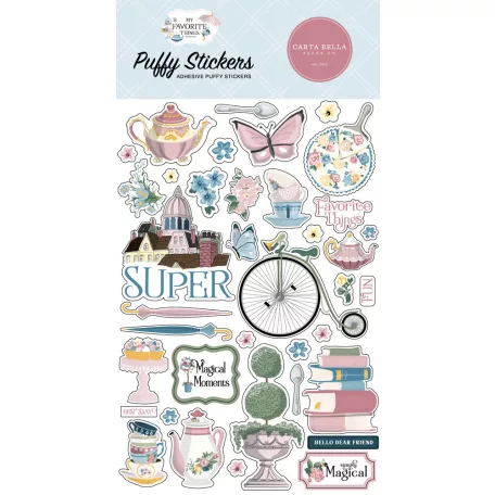 Carta Bella Pufi matrica  - Puffy Stickers - My Favorite Things (1 ív)