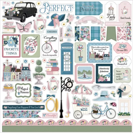 Carta Bella Matrica 12" (30 cm) - Cardstock Stickers - Elements - My Favorite Things (1 ív)