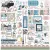 Carta Bella Matrica 12" (30 cm) - Cardstock Stickers - Elements - My Favorite Things (1 ív)