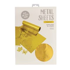   Tonic studios Fém lapok A4 - Empire Gold - Arany - Metal Sheets (5 ív)