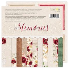   LemonCraft Papírkészlet 6" (15 cm) - Memories - Scrapbooking Paper Pad (1 csomag)