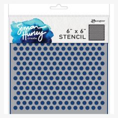   Simon Hurley Stencil 6" (15 cm) - Tiny Circles - Stencil (1 db)