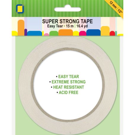 Szuper erős kétoldalas ragasztószalag 12 mm - átlátszó - Super Strong - Duble Side adhesive tape (15 méter)