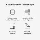Cricut Applikáló fólia 33 cm x 4.6 m - Linerless - Transfer Tape (1 db)