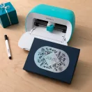 Cricut Öntapadós fólia - tartós 14 cm x 33 cm - Writable Silver Holographic - Smart Vinyl Permanent (4 ív)