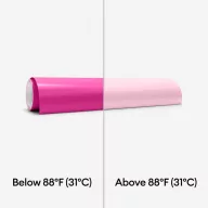   Cricut Öntapadós fólia - színváltós 30 cm x 61 cm - Heat-Activated Magenta - Light Pink - Color-Changing Vinyl Permanent (1 ív)