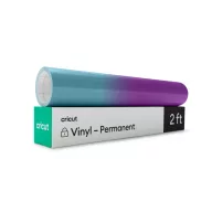   Cricut Öntapadós fólia - színváltós 30 cm x 61 cm - Cold-Activated Turquoise - Purple - Color-Changing Vinyl Permanent (1 ív)