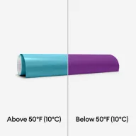   Cricut Öntapadós fólia - színváltós 30 cm x 61 cm - Cold-Activated Turquoise - Purple - Color-Changing Vinyl Permanent (1 ív)