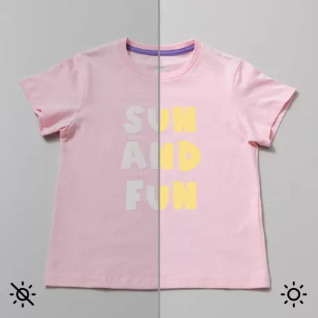 Cricut Vasalható fólia - színváltós 30 cm x 61 cm - UV-Activated Pastel Yellow - Color-Changing Iron-On (1 ív)