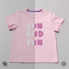   Cricut Vasalható fólia - színváltós 30 cm x 61 cm - UV-Activated Pastel Pink - Color-Changing Iron-On (1 ív)