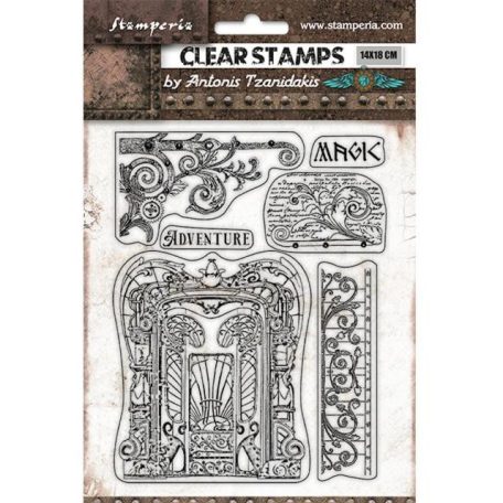 Stamperia Szilikonbélyegző  - Magic Forest - Adventure - Stamperia Clear Stamps (1 csomag)