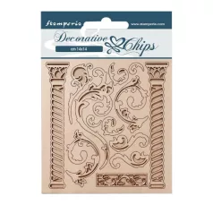   Stamperia Chipboard 14x14 cm - Magic Forest - Columns - Stamperia Decorative Chips (1 ív)