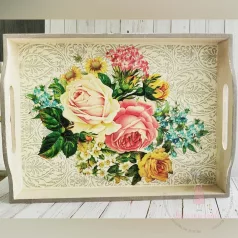   Dress My Craft Transzfer fólia A4 - Rose Bouquet - Transfer Me (1 db)