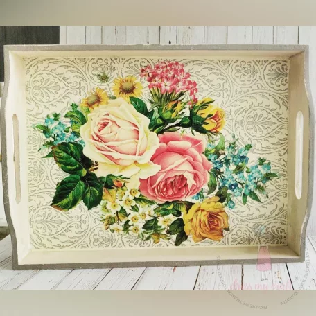 Dress My Craft Transzfer fólia A4 - Rose Bouquet - Transfer Me (1 db)