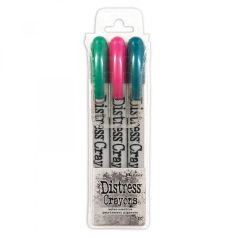  Tim Holtz Zsírkréta - Holiday Pearlescent Set #4 - Distress Crayons (3 db)