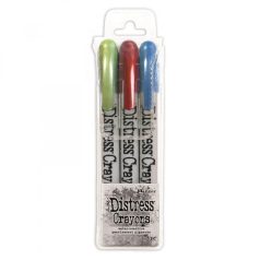   Tim Holtz Zsírkréta - Holiday Pearlescent Set #3 - Distress Crayons (3 db)