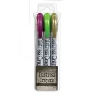Tim Holtz Zsírkréta - Halloween Pearlescent Set #4 - Distress Crayons (3 db)