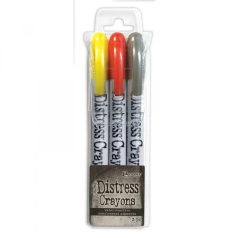   Tim Holtz Zsírkréta - Halloween Pearlescent Set #3 - Distress Crayons (3 db)
