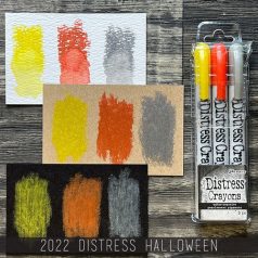   Tim Holtz Zsírkréta - Halloween Pearlescent Set #3 - Distress Crayons (3 db)