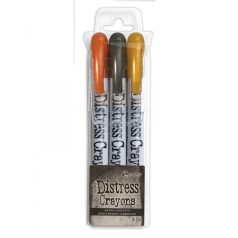   Tim Holtz Zsírkréta - Halloween Pearlescent Set #1 - Distress Crayons (3 db)