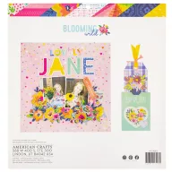   American Crafts Papírkészlet 12" (30 cm) - Paige Evans - Blooming Wild -  - Paper Pad (48 lap)