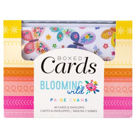 American Crafts Üdvözlőlap készlet  - Paige Evans - Blooming Wild - Boxed Cards - Boxed Cards (1 csomag)
