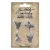 Tim Holtz Díszítőelem - Adornments Foliage  - Idea-ology (1 csomag)