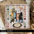 Tim Holtz Díszítőelem - Collage Paper Palette  - Idea-ology (1 csomag)