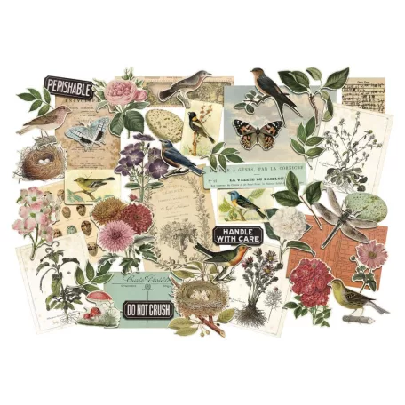 Tim Holtz Díszítőelem - Layers Organic  - Idea-ology (1 csomag)