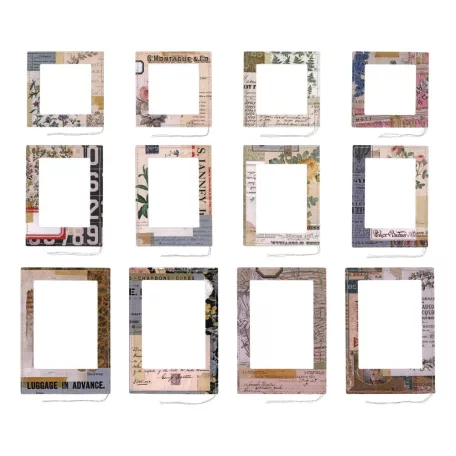Tim Holtz Díszítőelem - Layer Frames Collage  - Idea-ology (1 csomag)