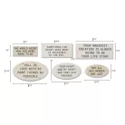 Tim Holtz Díszítőelem - Quote Chips Labels  - Idea-ology (1 csomag)