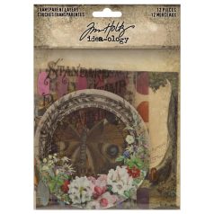   Tim Holtz Díszítőelem - Transparent Layers  - Idea-ology (1 csomag)