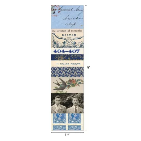 Tim Holtz Díszítőelem - Collage Strips  - Idea-ology (1 csomag)