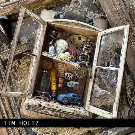 Tim Holtz Díszítőelem - Word Plaques Large  - Idea-ology (1 csomag)