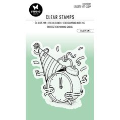   Studio Light Szilikonbélyegző - Party Time Essentials nr.411 - SL Clear Stamp (1 csomag)