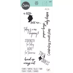   SIZZIX szilikonbélyegző 666269 - Wings Out - Clear Stamps  (1 csomag)