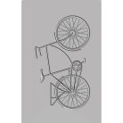 SIZZIX 3D Domborító mappa 666215 - Bicycle - Impressions Embossing Folder (1 csomag)