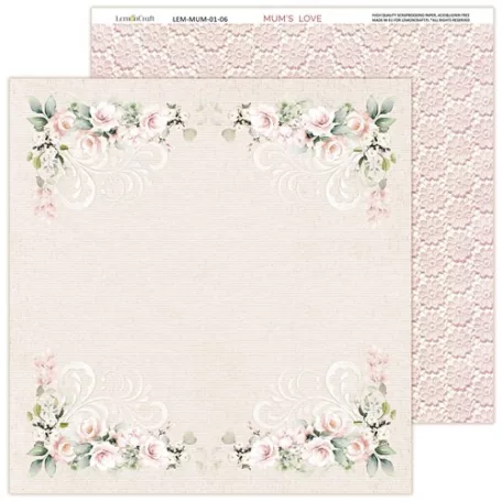 LemonCraft Papírkészlet 12" (30 cm) - Mums' Love - Scrapbooking Paper Pad (1 csomag)