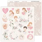 LemonCraft Papírkészlet 8" (20 cm) - Mums' Love - Scrapbooking Paper Pad (1 csomag)