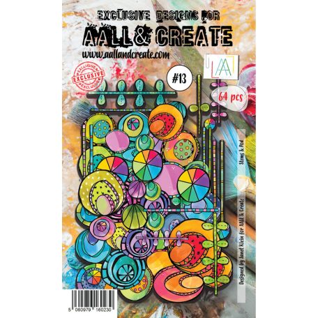 AALL & Create Kivágatok - Stems & Pods Colour  - Ephemera Die-cuts (1 csomag)